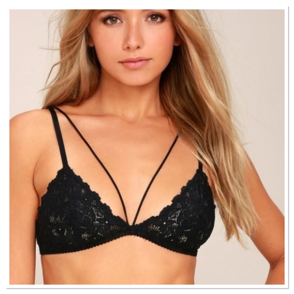Free People Intimately Front Strap Triangle Bra